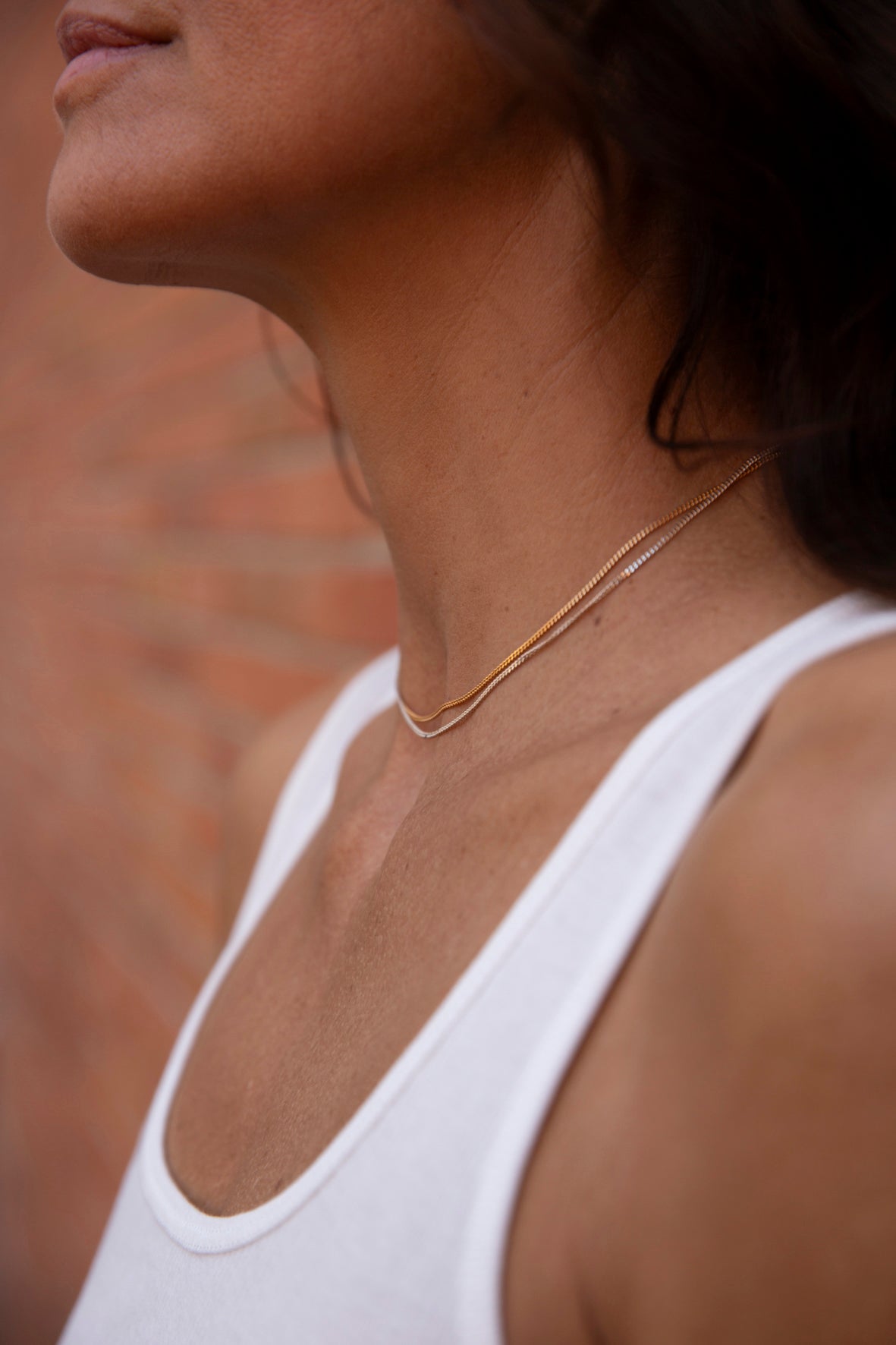 Fine line clearance necklace