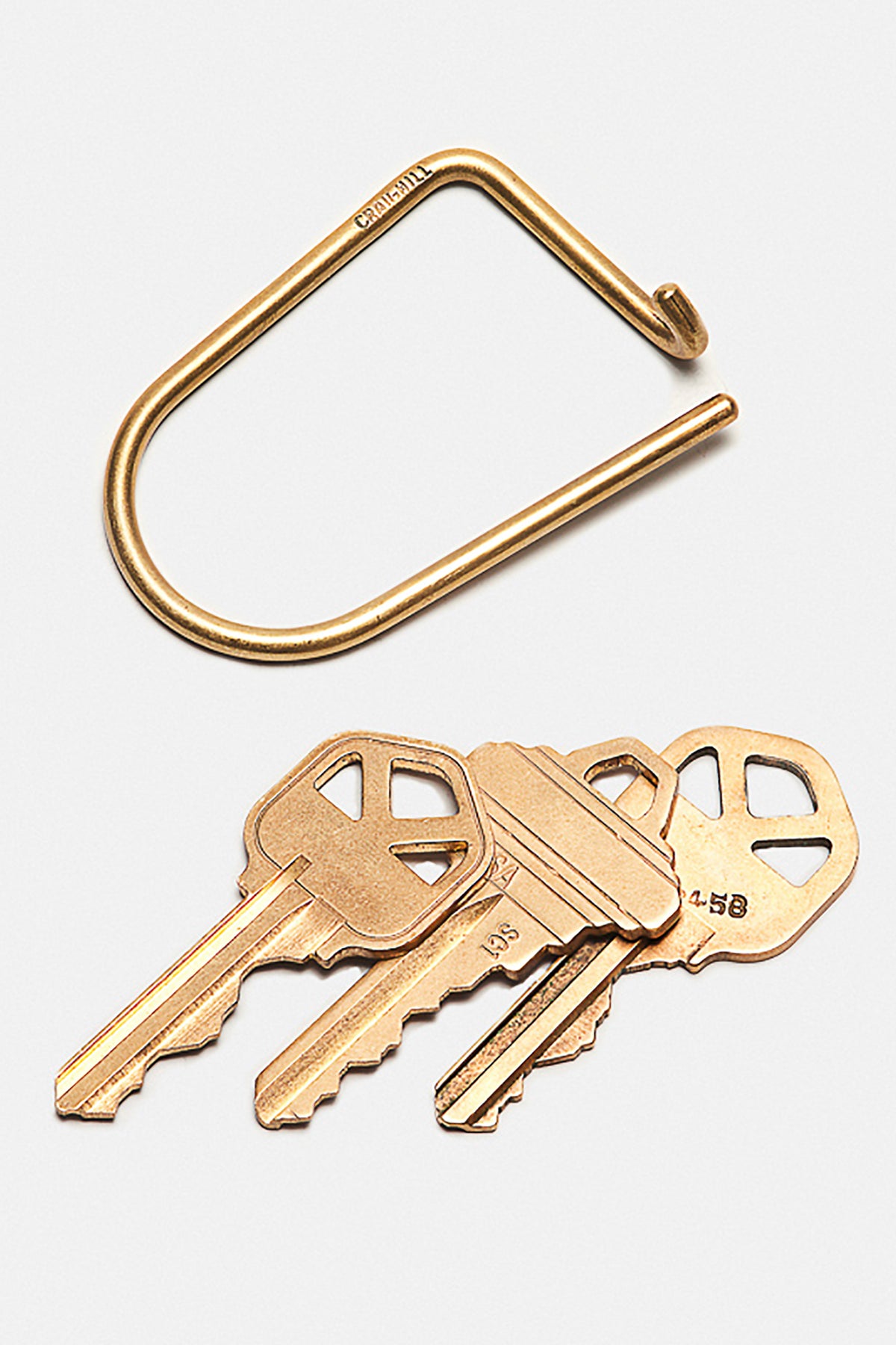CRAIGHILL BRASS KEYRING